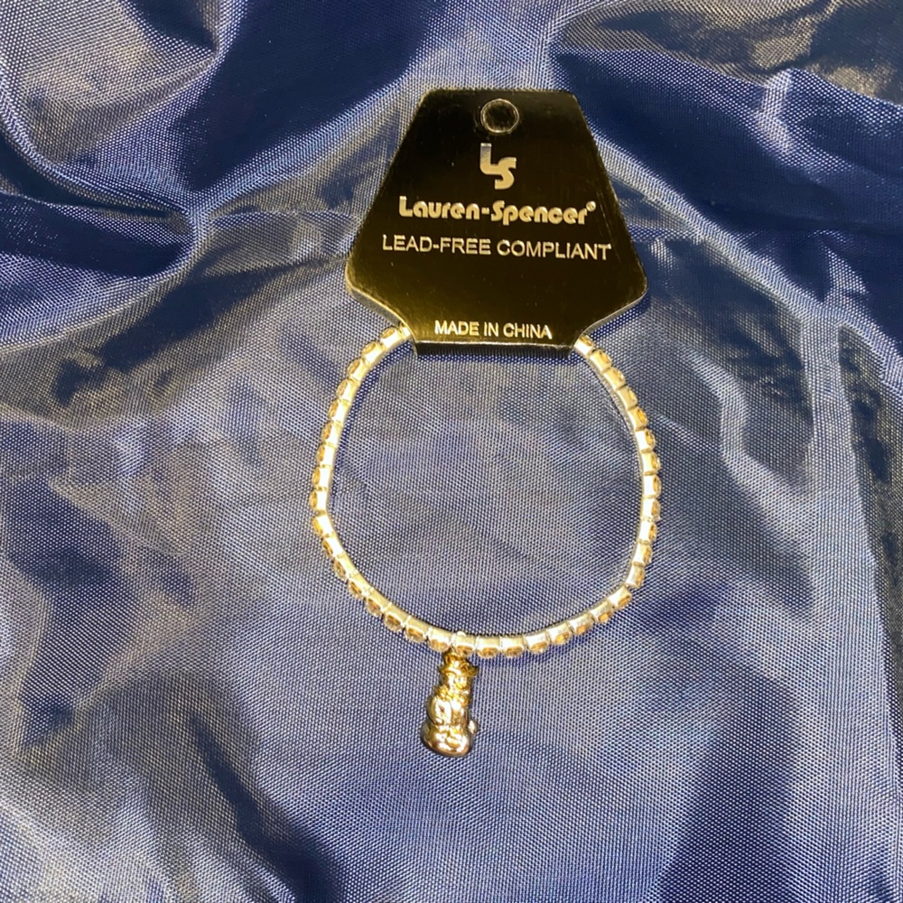 Beaded Snowman Bracelet